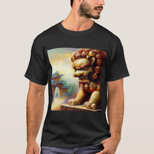 Chinees foo lion (24) t-shirt (Voorkant)