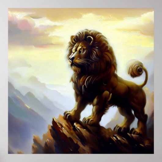 Chinees foo lion (28) poster (Voorkant)