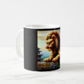 Chinees foo lion (31) koffiemok (Voorkant links)