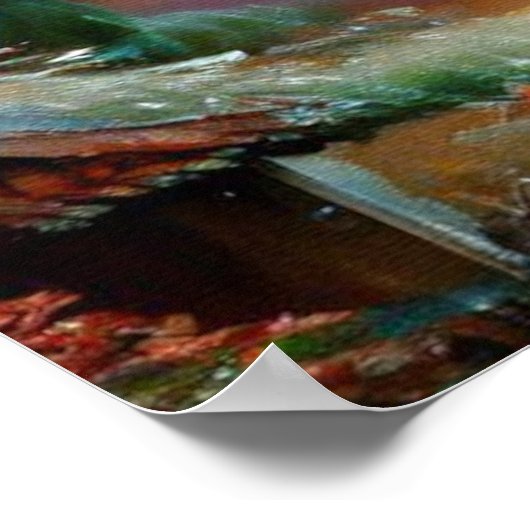 Chinees foo lion (34) poster (Hoek)