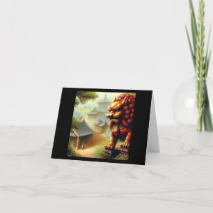 Chinees foo lion (3) kaart