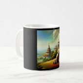 Chinees foo lion (4) koffiemok (Voorkant links)