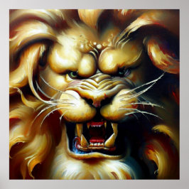 Chinees foo lion (5) poster