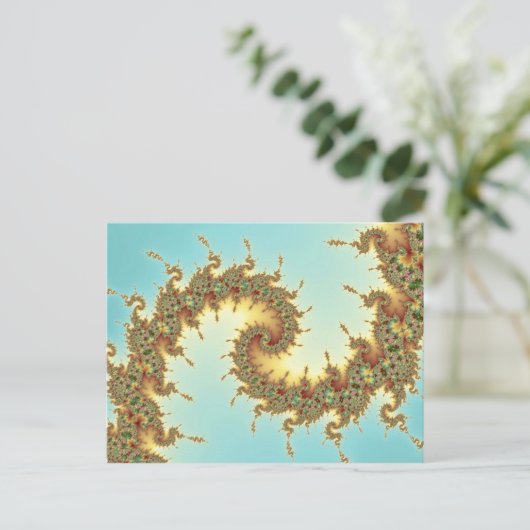 Chinees - Fractaal Briefkaart (Staand voorkant)