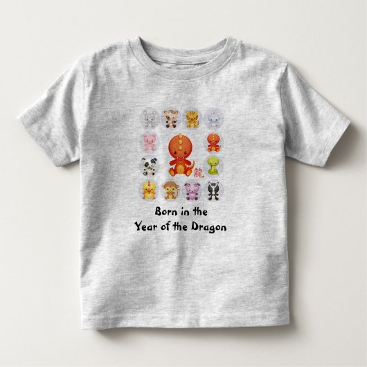 Chinees geboren in het Jaar van de Draak Kinder Shirts (Voorkant)