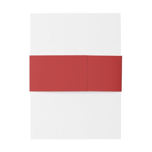 Chinees geïnspireerde elegante rode bruiloft uitnodigingen wikkel (Achterkant Voorbeeld)