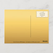 Chinees geitenvlees Ram Sheep Jaar goud rode groet Briefkaart (Achterkant)