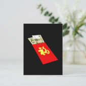Chinees geld briefkaart (Staand voorkant)