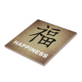 Chinees geluk tegeltje (Zijkant)