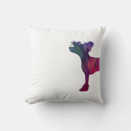 Chinees Geometrisch Patroon Silhouette Kussen