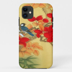Chinees goud en rode Floral iPhone 11 Hoesje