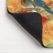 Chinees goud en rode Floral Muismat (Hoek)