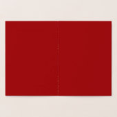 Chinees gouden rode lijst in het nieuwe jaar folie kaarten (Binnen)