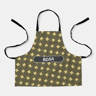 Chinees groen crème minimaal patroon schort