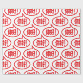 Chinees Hallo! 你 好! Ni Hao. Cadeaupapier (Vlak)