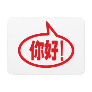 Chinees Hallo! 你 好! Ni Hao. Magneet