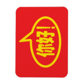 Chinees Hallo! 你 好! Ni Hao. Magneet (Verticaal)