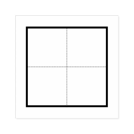 Chinees handschrift raster rubberstempel (Afrduk)