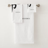 Chinees handvest voor bestemming bad handdoek (Insitu)