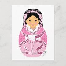 Chinees, HanFu Matryoshka Briefkaart