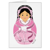 Chinees, HanFu Matryoshka-Kaart (Voorkant)