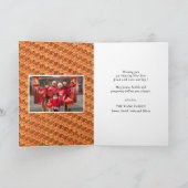 Chinees Happy New Year Photo Good Fortune Greing Feestdagen Kaart (Binnen)