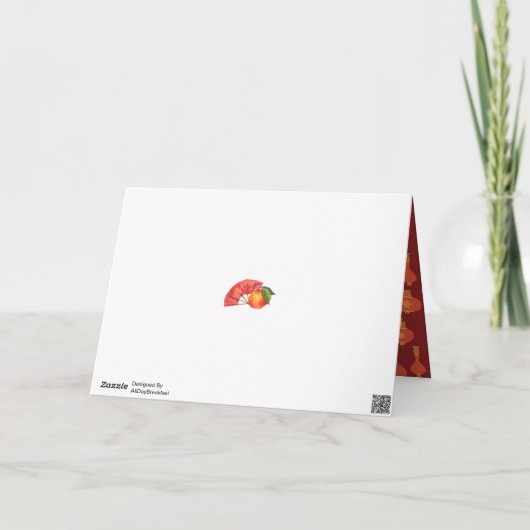 Chinees Happy Nieuwjaar | Goede forensische groet Feestdagen Kaart (Achterkant)