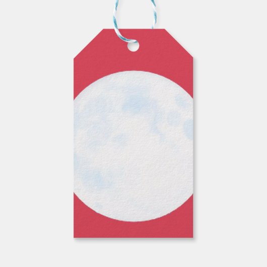 Chinees herfstfestival cadeaulabel (Achterkant)