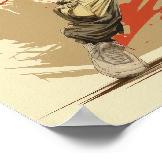 Chinees hiphop dans Poster - belichamen van rust (Hoek)