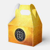 Chinees hondenjaar W symbool B cirkel Gouden Fabor Bedankdoosjes (Voorkant Zijde)