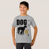 Chinees honingjaar 2018 tiener T-shirt (Voorkant volledig)