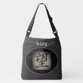 Chinees HOOP Aziatisch Symbool Gepersonaliseerd Crossbody Tas (Voorkant)