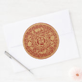 Chinees huwelijk dubbel geluk stickers (Envelop)