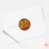 Chinees huwelijk sparen de datum/dank u sticker (Envelop)
