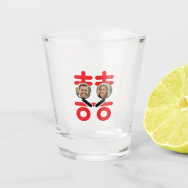 Chinees huwelijkswoord shot glas