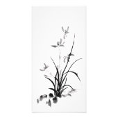 Chinees Iris - bw Foto Afdruk (Voorkant)