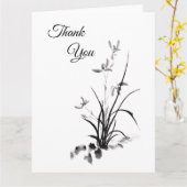 Chinees Iris - bw Kaart (Gele Bloem)