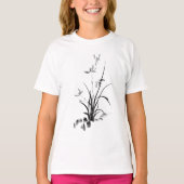 Chinees Iris - bw T-shirt (Voorkant)