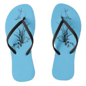 Chinees Iris - bw Teenslippers (Voetbed)