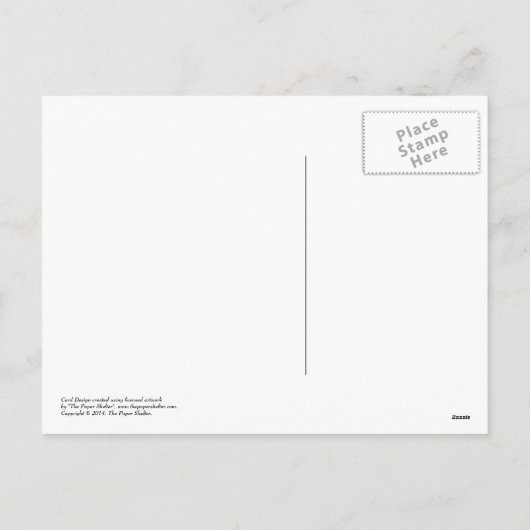 Chinees Jaar Briefkaarten van de Douane van de (Achterkant)