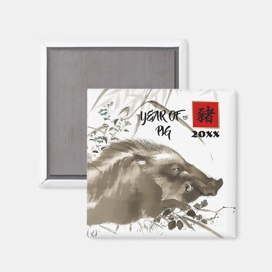 Chinees Jaar van de Aangepaste Gift Magnets van he Magneet (Voorkant / Achterkant)