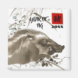 Chinees Jaar van de Aangepaste Gift Magnets van he Magneet