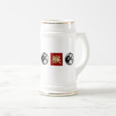 Chinees Jaar van de aap Bierpul (Voorkant rechts)