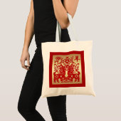 Chinees jaar van de Canvas tassen van de geit (Voorkant (product))