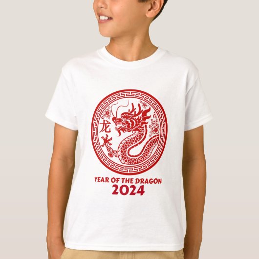 Chinees Jaar van de draak 2024 Nieuwjaar 2024 T-shirt (Voorkant)