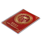 Chinees jaar van de draak 2024 notitieboek (Linkerzijde)