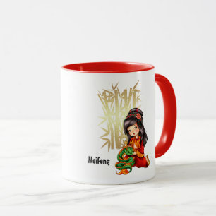 Chinees Jaar van de Draak Geschenk met aangepast Mok