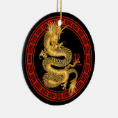  Chinees Jaar van de Draak Keramisch Ornament (Rechts)