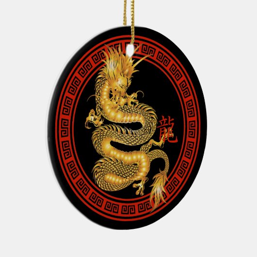  Chinees Jaar van de Draak Keramisch Ornament (Rechts)