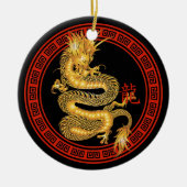  Chinees Jaar van de Draak Keramisch Ornament (Voorkant)